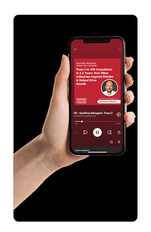 PODCAST x leaders in consulting sawoo